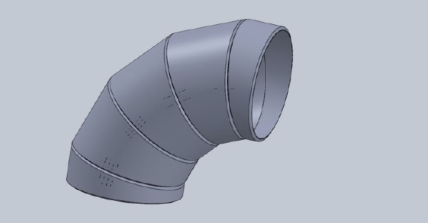 Mitered Fittings for Jacketed Pipe